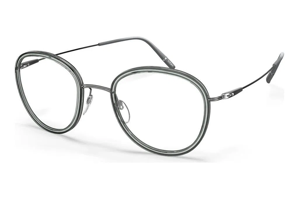 Silhouette Dynamics Colorwave Contour 5581 Eyeglasses - Ruthenium / Graphite - view 3